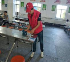 荆门职业学院开展校园文明劝导活动